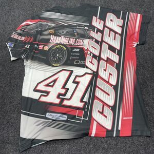 Stewart Haas Racing Cole Custer #41 Nascar T-Shirt Mens 2XL All Over Print Top